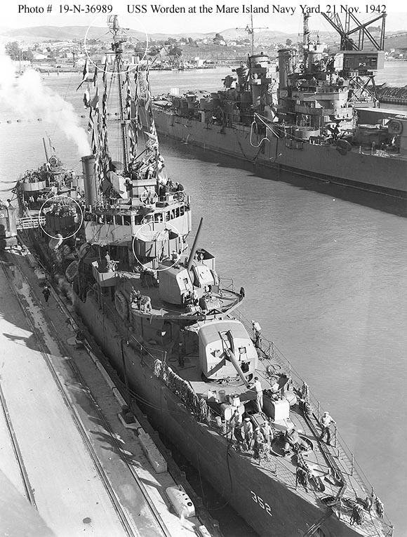 After last major refit, 1942